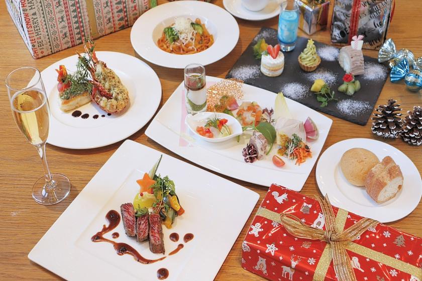 クリスマススペシャルコースの1泊2食付♪　駐車場無料プラン