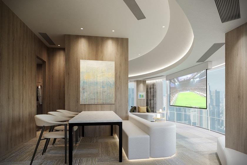 【アパートメントタイプ】4名様以上や長期滞在におすすめ！キッチン＆ダイニング付き最上階・スカイレジデンスルームプラン／1泊限定≪素泊り≫