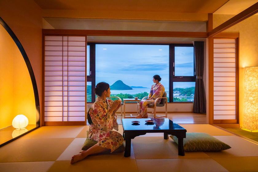 【景観確約】天草富士が目前に広がる絶景を楽しむ1泊2食付き旅行プラン