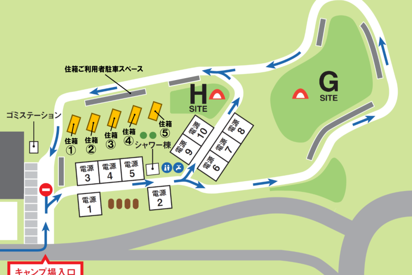 【当日予約専用】AC電源オートサイト