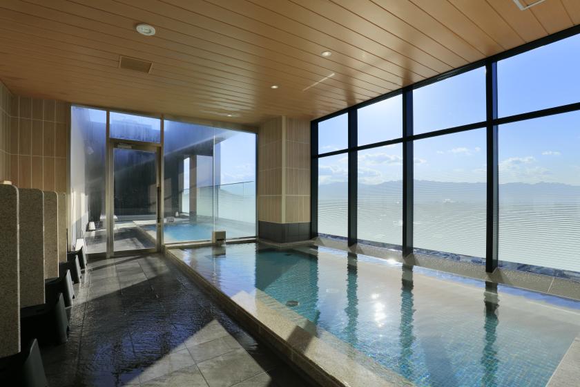 [Sakiraku 28] Get a great deal if you book 28 days in advance! Enjoy the Sky Spa on the top floor and relax in a sophisticated space. Includes a discount ticket to visit Hasedera Temple.