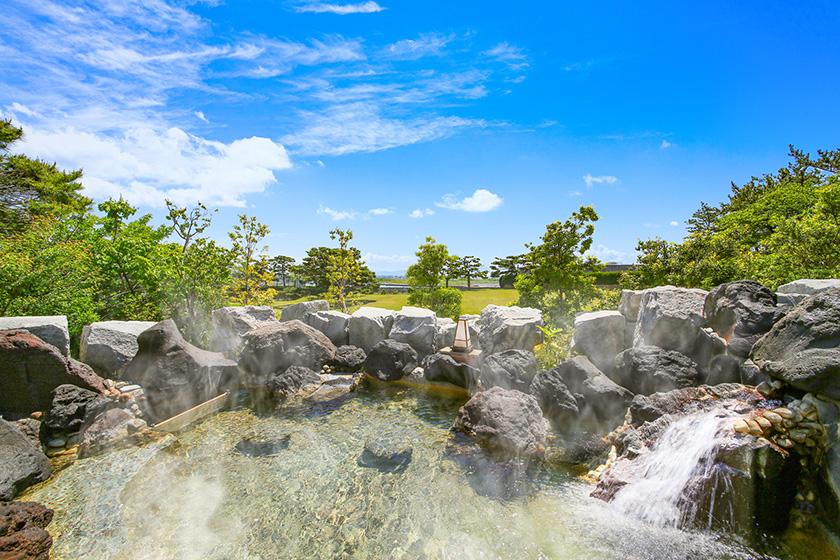 【スタンダードプラン】日本三景松島からすぐ。海鮮と絶景を楽しむ温泉宿　1泊2食付　季節の創作グルメバイキング