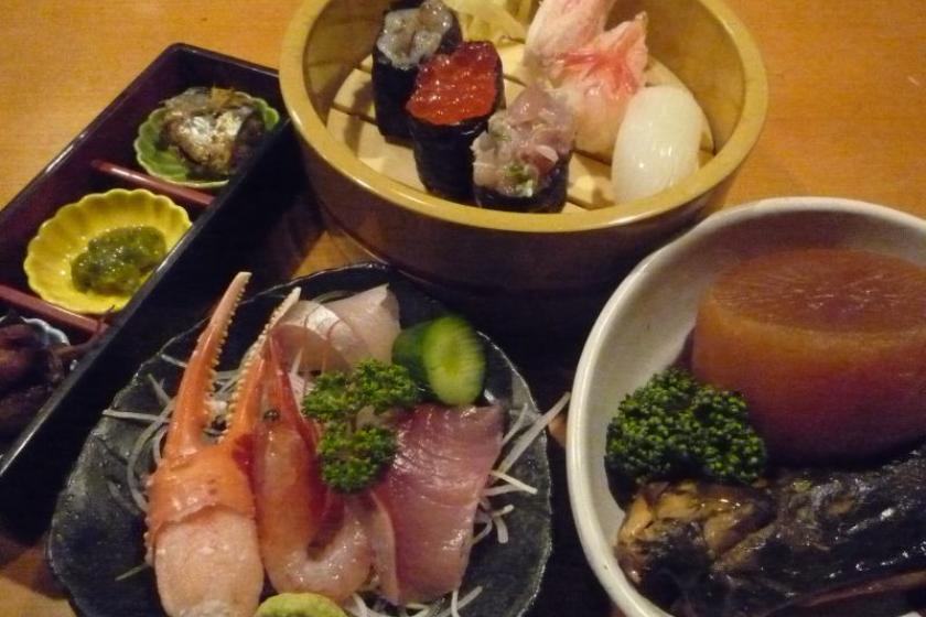 在Komasa Sushi享受Uozu★“ Uozu Zanmai”和“含早餐”計劃[1晚2餐]