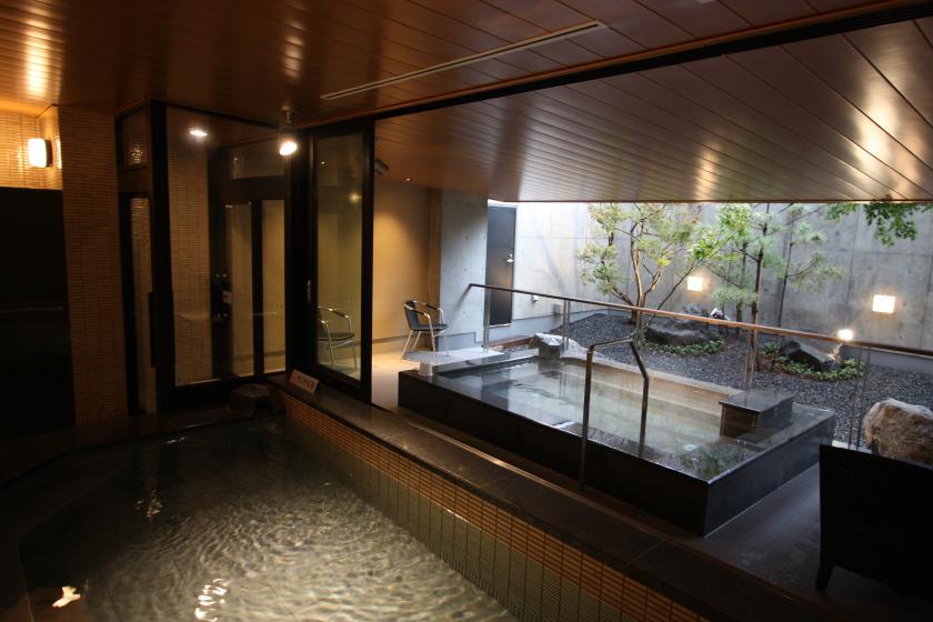 <僅限HP會員> [不含餐的客房計劃]帶露天浴池和桑拿的大型公共浴池◆從福井站步行1分鐘◆