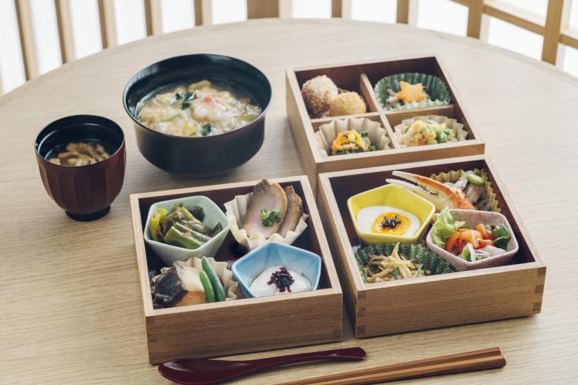 [含1晚早餐（日式早餐）方案] 品嚐京都“本間門”的味道。提供著名的 Yuba-don & Obanzai 早餐 [限量 10 餐]