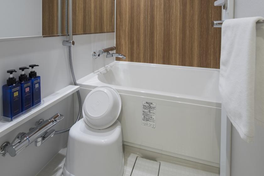 【禁煙】轉角雙床間23平方米/獨立浴室和衛生間