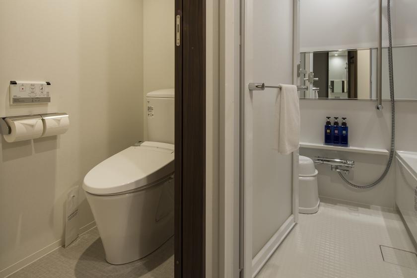 [禁烟]高级双床房25平方米/独立的浴室和卫生间