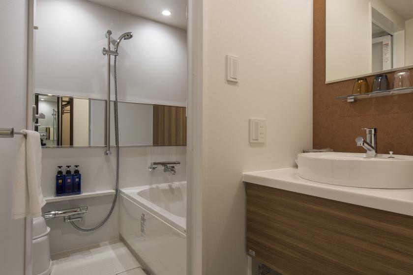 [禁煙]日式雙床房30平方米/獨立的浴室和衛生間