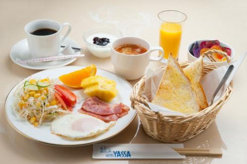 含晚餐/早餐3,000日圓的方案，在附近的餐廳享用瀨戶內海的食材。