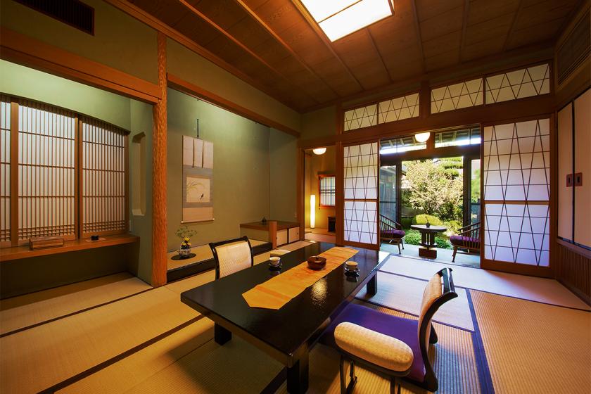 【단풍-momiji-】일본식 방 + 대기 시간 + 히노키 목욕 | 방 식사