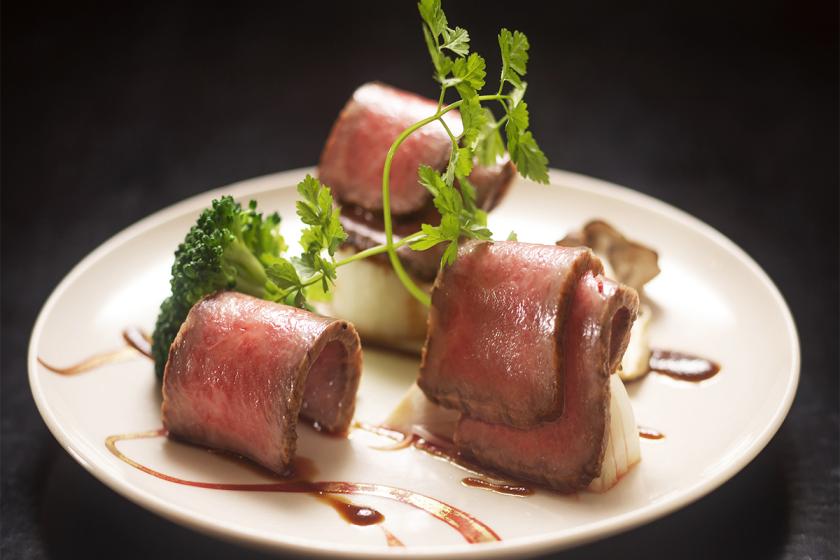 [Omi Beef Special Kaiseki Course] [Steak, Shabu-shabu, or Roast Beef] - A luxurious taste to choose from according to your preference -