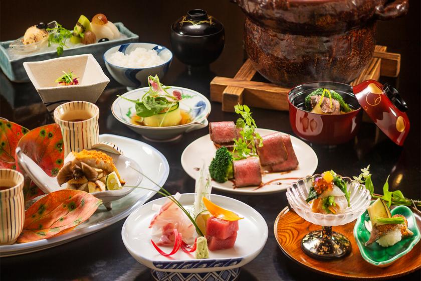 【公式サイト限定】9/30まで！＜おひとり様4000円OFF＋料亭のちりめんお土産付き＞夏の謝恩プラン販売中
