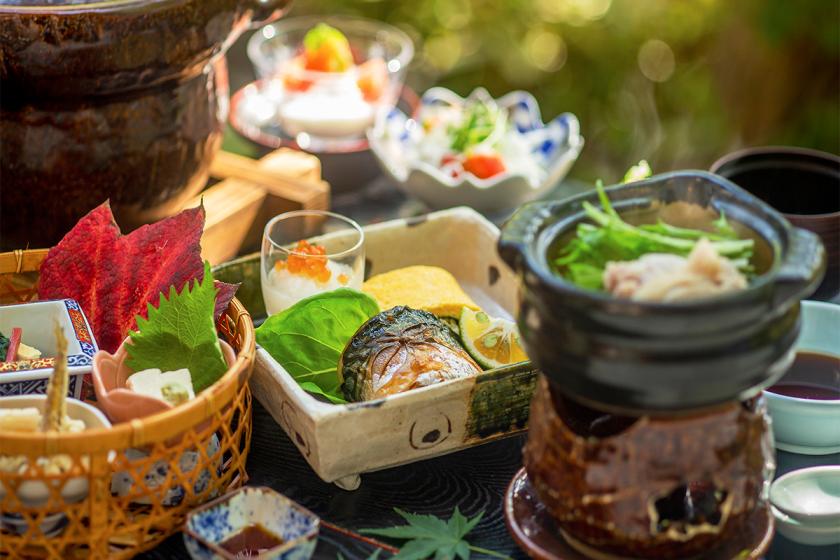 【夏季限定－鮎食べ会席－】滋賀の旬の味に彩りを添える、鮎の“塩焼き”で夏の味覚を堪能。