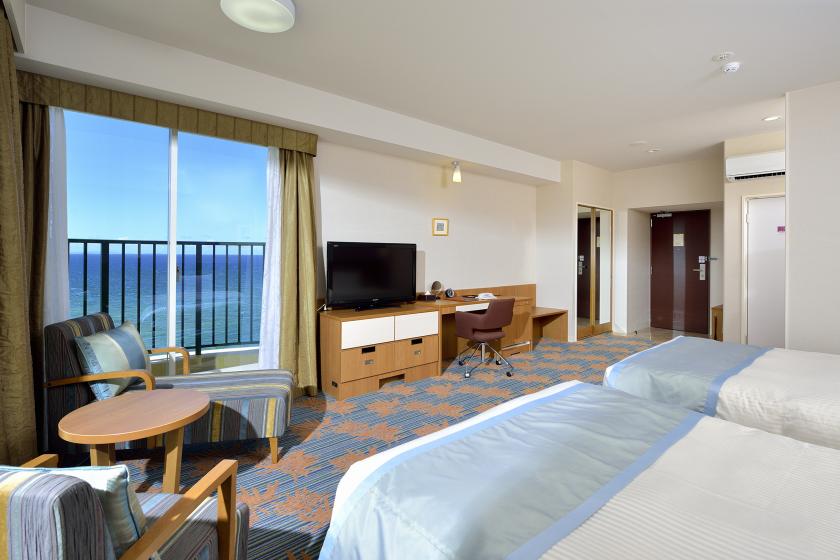Premium Ocean View Twin (non-smoking) ☆ 2 Beds