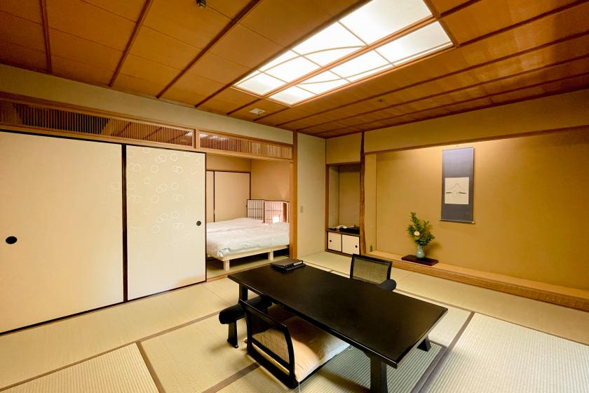 Superior tatami room with open-air big stone bath "Tsubaki"