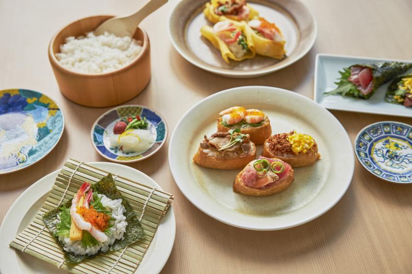 [* 快樂早餐*] 給您一種日本精神感覺的“包裝”早餐。 * 不提供房間