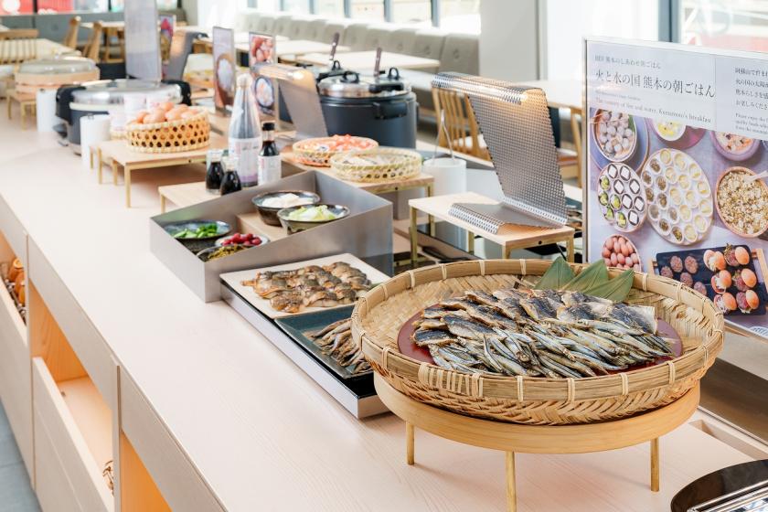 A lot of happiness of Kumamoto! Breakfast buffet usage plan [6:00 to 10:00] *No guest room is provided