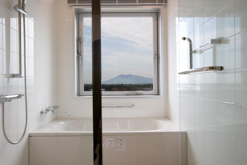 ★Recommended for families with children! Top floor & luxury bathroom ♪ View bath twin room (non-smoking)
