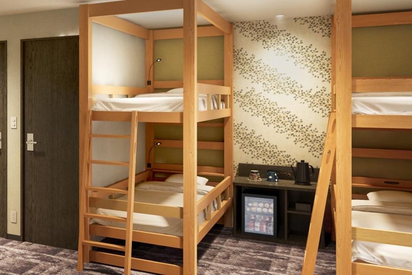 [Non-smoking] BUNK BED ROOM 20 square meters ◎ 2 bunk beds