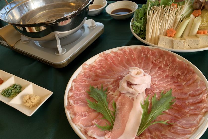 <Winter limited> Enjoy warm hot pot in winter ♪ Beef lovers? A pig person? Or which one? Enjoy your choice of shabu-shabu half-board plan