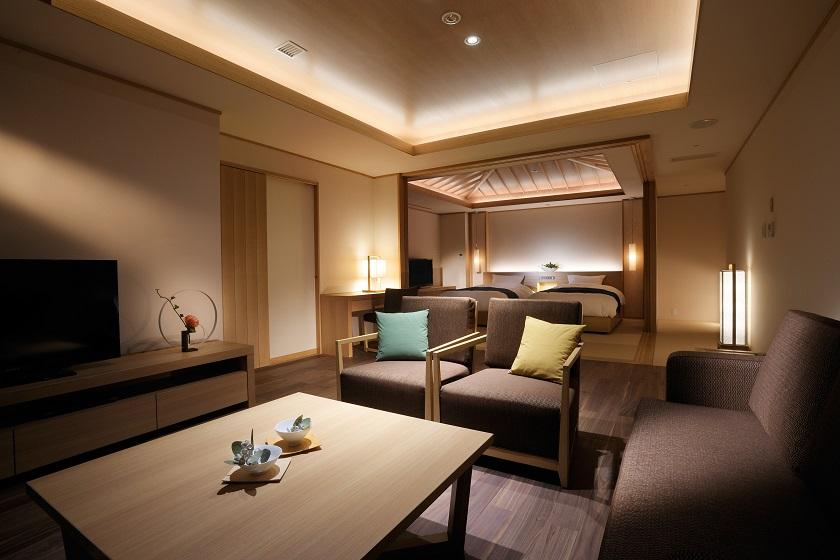  Premium Suite [Special room with open-air bath] 84㎡