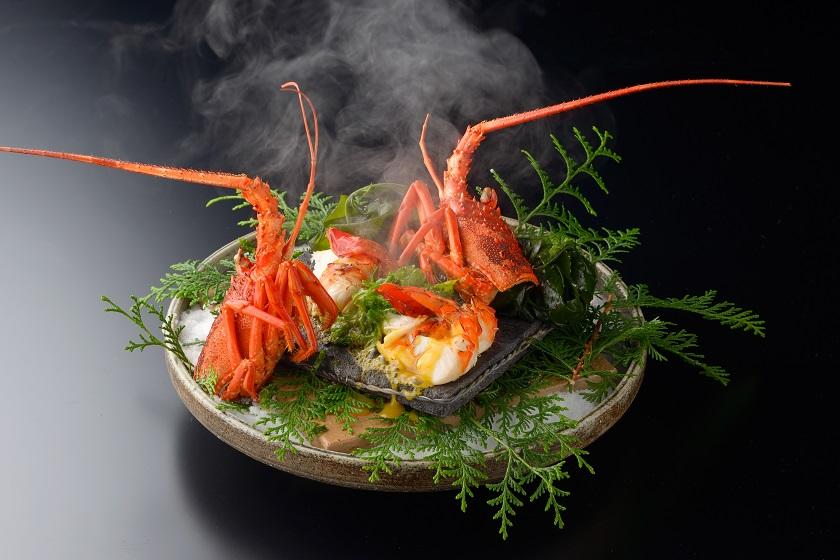 【伊勢龍蝦、鮑魚、松阪牛的享受】日本廚師帶來的幸福款待
