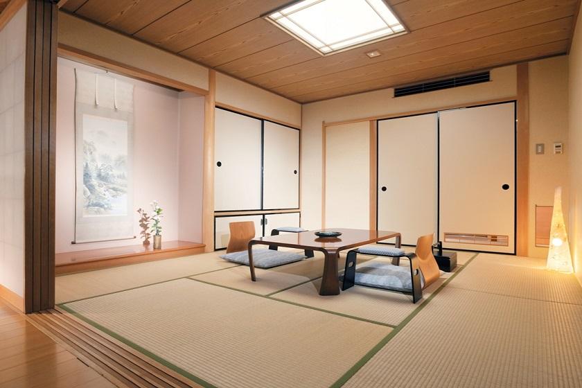 Japanese-style room [8 tatami mats + anti-room] ("Obama" "Asama") * 3rd and 4th floors