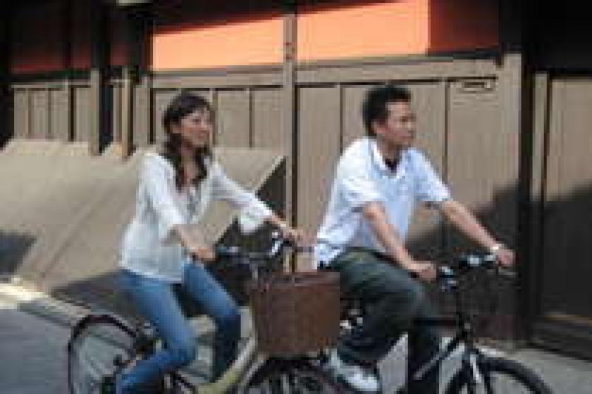 [Eco-travel] Run dashingly through the city of Kyoto ♪ With rental cycle * Breakfast included