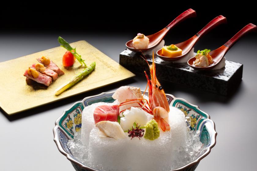 [Bishousan Kaiseki] You can luxuriously enjoy Kaga's seasonal ingredients even in small portions