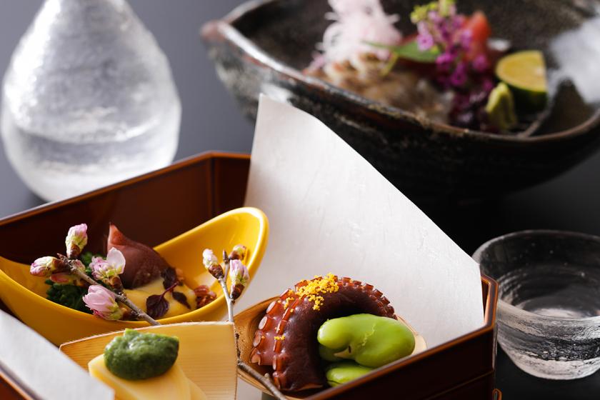 【夕食開始19:45～】ワンドリンクプレゼント！古都奈良の美味を堪能、当館一番人気「特別大和懐石」朝夕付