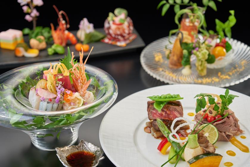 【晚餐升級】五種感官享受的日本懷石料理“白金住宿”計劃（含晚餐和早餐）