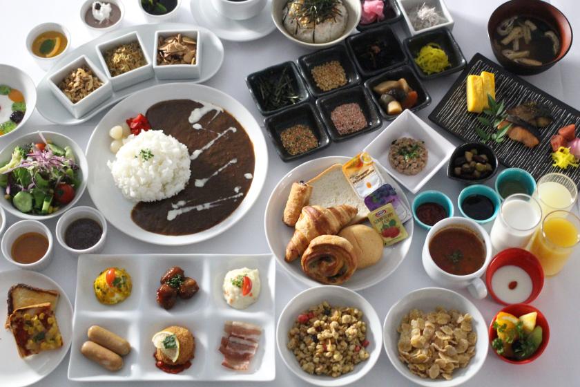享用日式西式50种以上的全套自助餐♪标准方案/含早餐