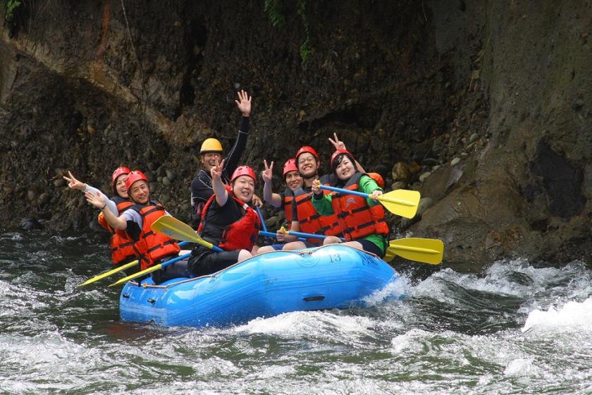 [NAC collaboration plan with rafting] Deluxe cottage stay + half-day rafting!
