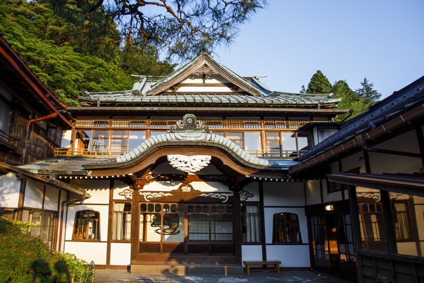 【別館・和室ツイン（バスなし）】箱根の自然と歴史に触れる自家源泉の湯宿（夕朝食付き）