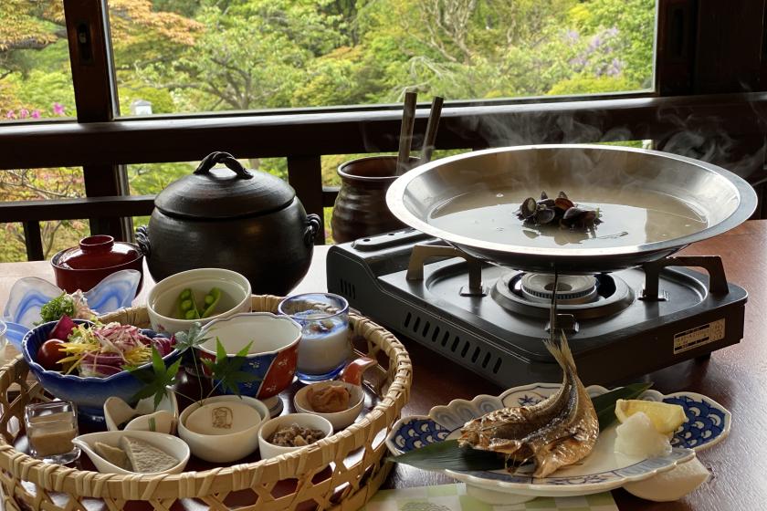 【別館・和室ツイン（バスなし）】箱根の自然と歴史に触れる自家源泉の湯宿（夕朝食付き）