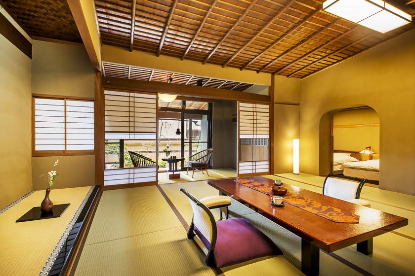【江户令和第4年整修-】日式房间+隔壁房间+卧室|房间用餐