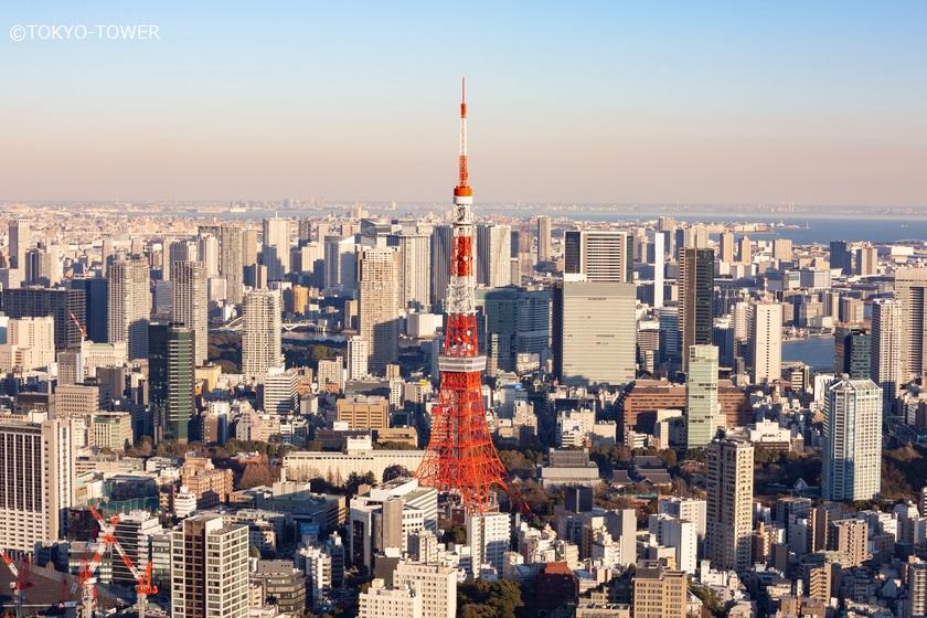 【全国旅行支援・もっと東京割引併用可能！】250ｍから東京を一望！東京タワー“トップデッキ”入場券付プラン