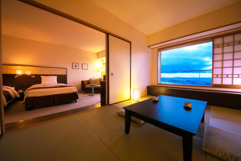 Main building◆Top floor Japanese-Western style room (54 square meters) [Non-smoking] Ocean view