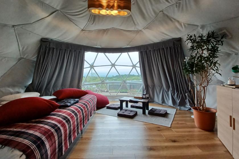 [Glamping at the dome] ◇ Glamping style plan ◇ (with breakfast and dinner)
