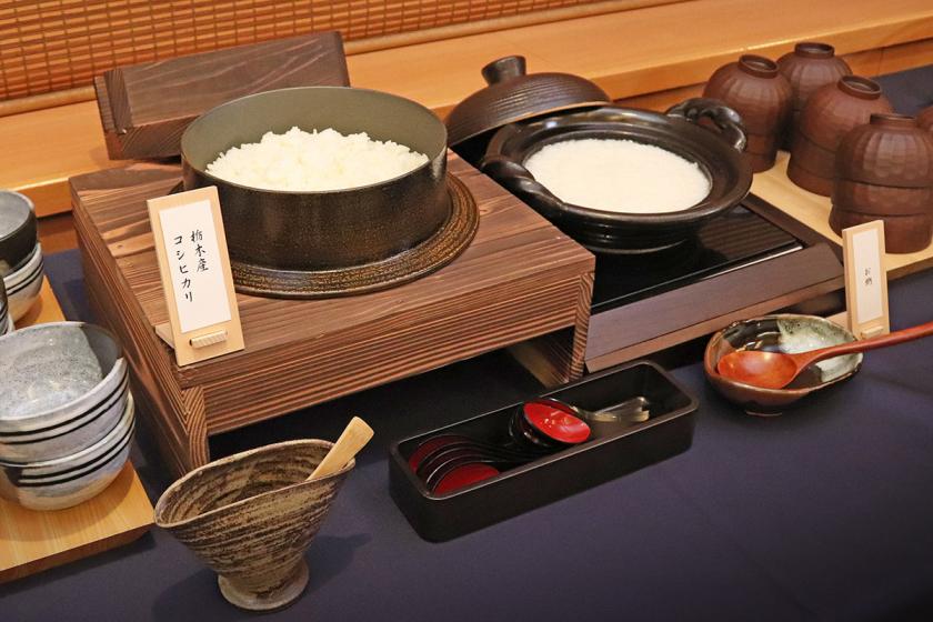 [Evening breakfast included ☆ Recommended Japanese set dinner + Hotel's proud Japanese and Western buffet breakfast included! ] ★ Deluxe Plan ★ [With long stay benefits]
