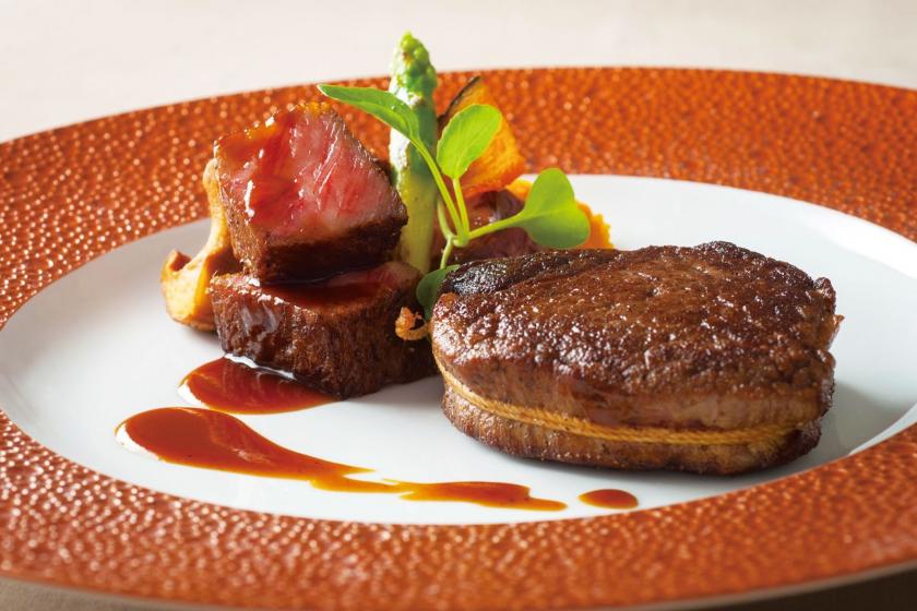 【ステーキディナーコース】うどん県でも讃岐オリーブ牛というおいしい肉、あります！【夕朝食付】