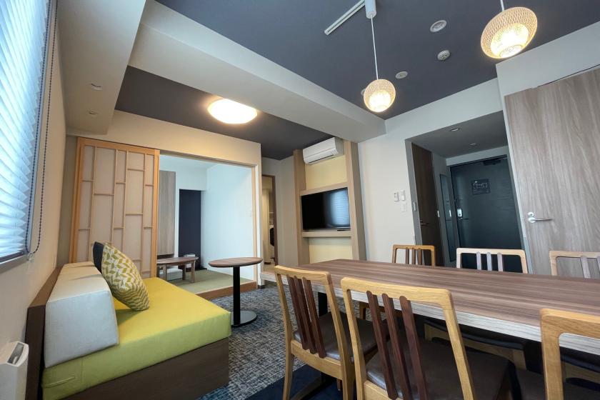 Up to 5 people can stay in one room! Living in Asakusa with a kitchen and washing machine♪Recommended for couples and families/room without meals