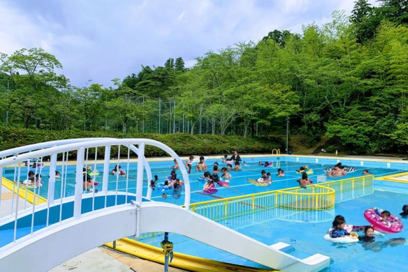 【新聞掲載プラン】夏休みは！辻のやで！小学生 半額、幼児 無料！！プール利用付き！～会席＆和朝食～