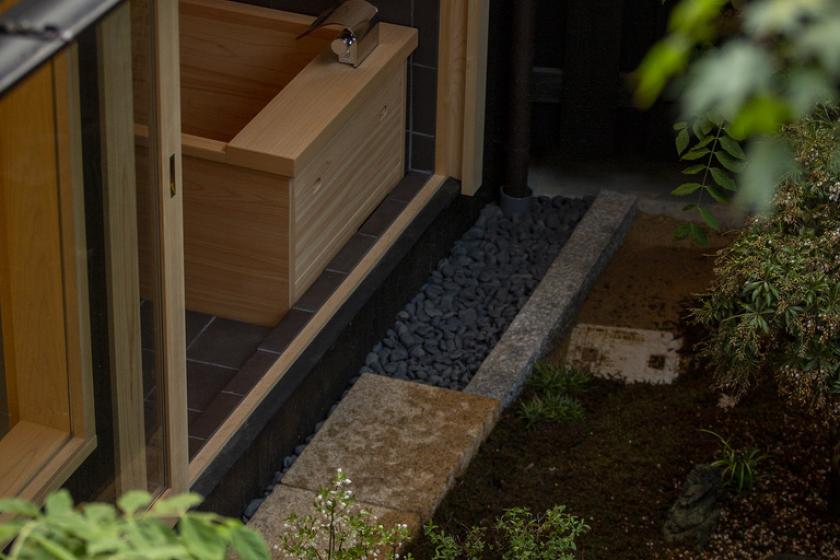 Luxury Machiya with semi-open-air bath