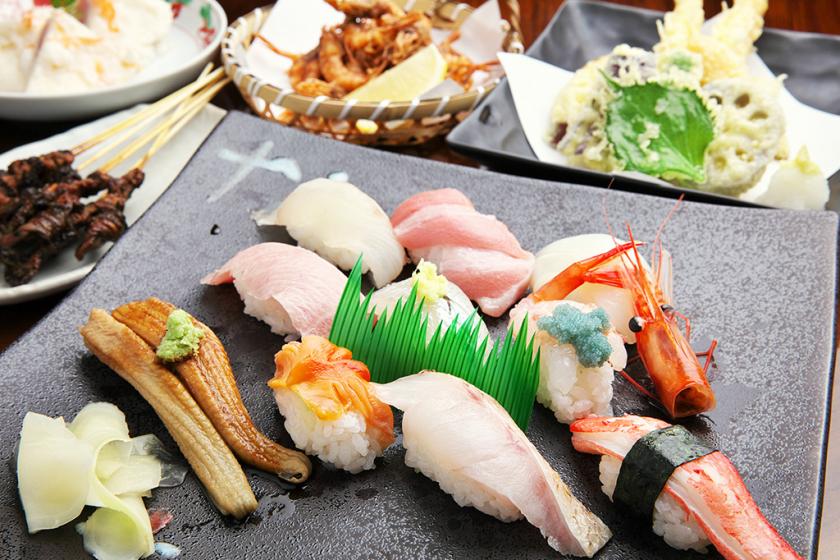 [Dinner is Kanazawa's exquisite sushi] Enjoy Kanazawa's seafood with a 10,000 yen meal coupon from an affiliated sushi restaurant-You can choose your breakfast- (1 night, dinner and breakfast included)