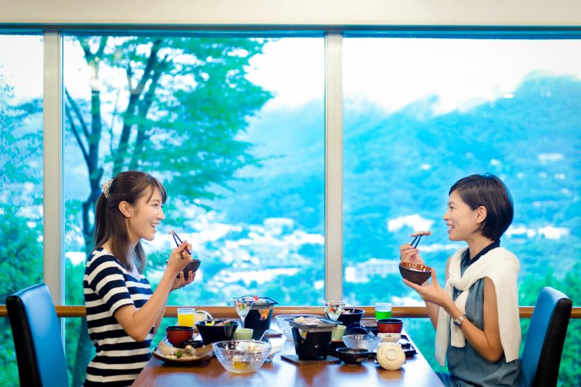 ユネッサンで遊べるパスポート付プラン　箱根の山の幸　和会席　朝食付き 