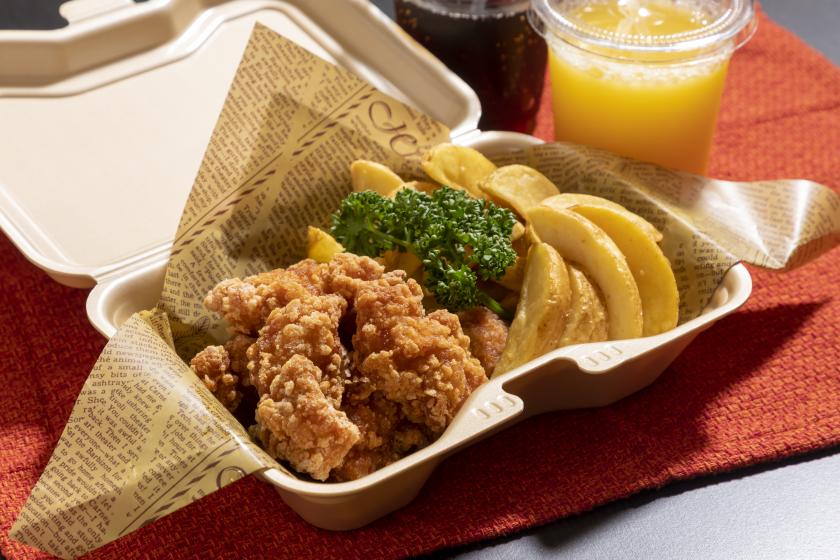  Fried chicken set [with fried chicken & french fries & drink takeout] (with breakfast)