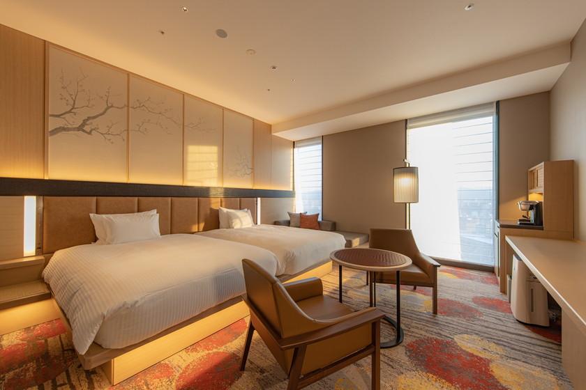 [Lounge available] HAKATA Premium Twin for 2 people