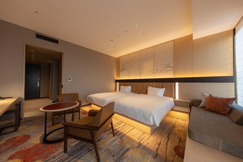 [Lounge available] HAKATA Premium Twin for 2 people