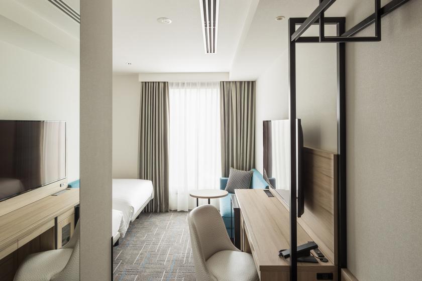 Nonsmoking Standard Twin room(20sqm)with free internet